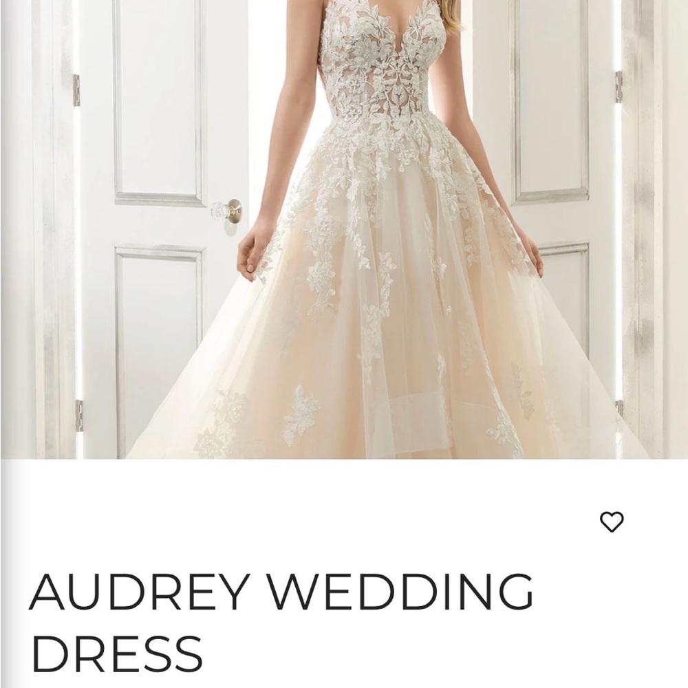 Morilee by Madeline Gardner Audrey Lace Bridal Gown- Plus Size